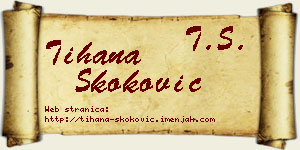 Tihana Skoković vizit kartica
